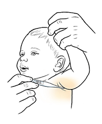 Baby temperature in deals armpit