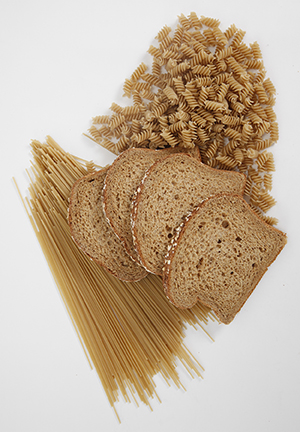 Foods containing wheat.