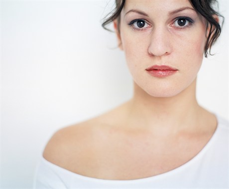 Photo of woman looking toward the camera