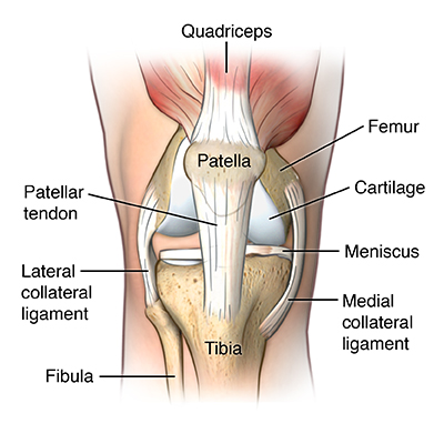 pain across kneecap