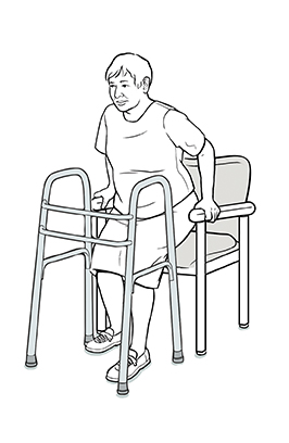 After Hip Replacement- Sitting Safely