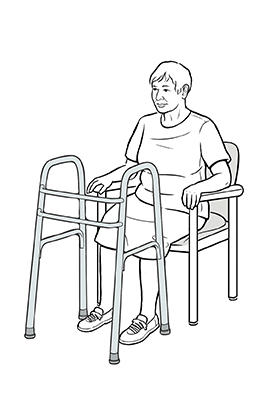 How to Sit Down after Hip Surgery 