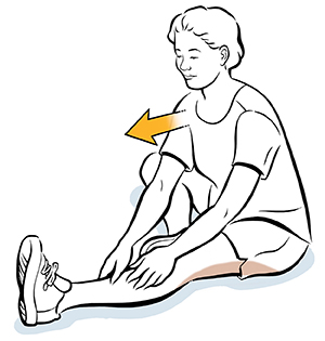 Standing Single Leg Hamstring Stretch 