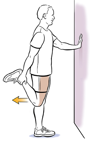 standing quadriceps stretch