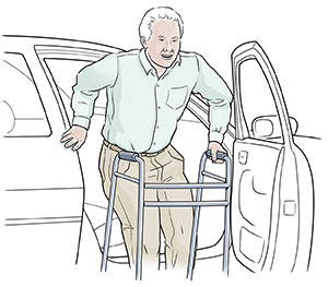 Car Transfers after Hip Surgery, New Lenox, IL