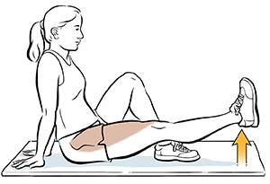 Leg lifts online exercise