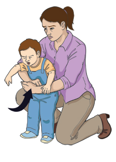 choking child heimlich maneuver age children when years thrust toddler kids health fist woman aid year cpr