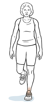 Sample of Single leg stand Exercise [18] .