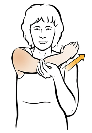 Exercises for Shoulder Flexibility: Adduction (Reaching Across) | Saint