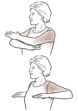 Exercises After Breast Surgery- Ball Squeeze and Arm Cross