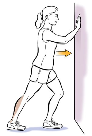 Calf (gastrocnemius) stretch 