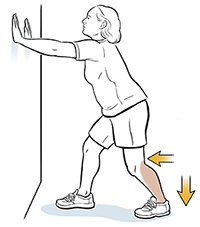 Calf (gastrocnemius) stretch 