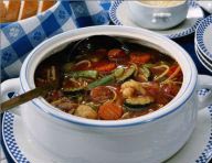 Beefy vegetable soup