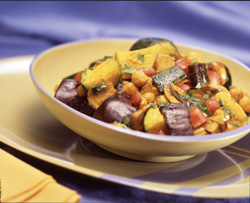 Bowl of vegetable curry