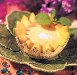 Cantaloupe soup