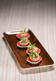 Mushroom and crab appetizer
