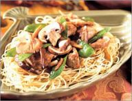 Pork sauté with vegetables