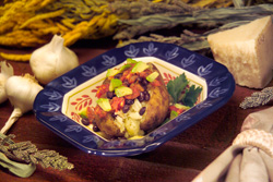 Topped potato