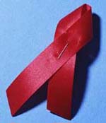 Picture of an AIDS awareness ribbon